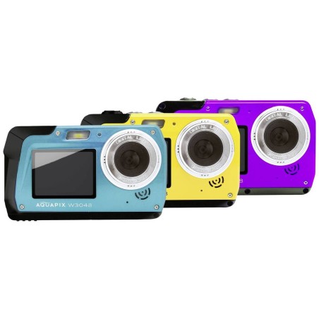 Easypix Aquapix W3048 Edge 13MP Purple Digital Camera - Capture Stunning Moments with Style!